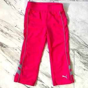 Toddler girl 2T neon pink puma sports pants